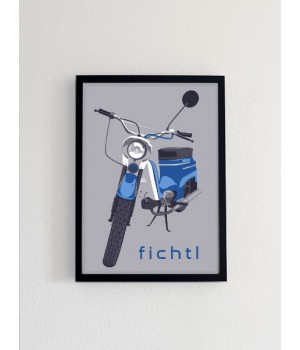 Plakát - Fichtl modrý A1