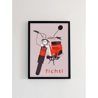 Plakát - Fichtl červený A2
