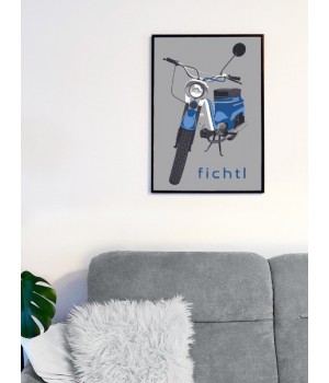 Plakát - Fichtl modrý A2
